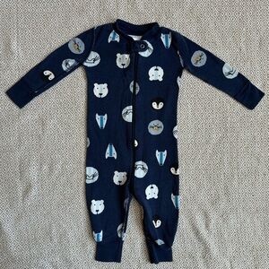 🌟3/$20🌟 Hanna Andersson Baby Zip Sleeper in Organic Cotton 6-12months